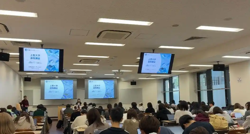 【CRE】 上智大学連携講座にて約110名の学生に対し、物流不動産の重要性を講義