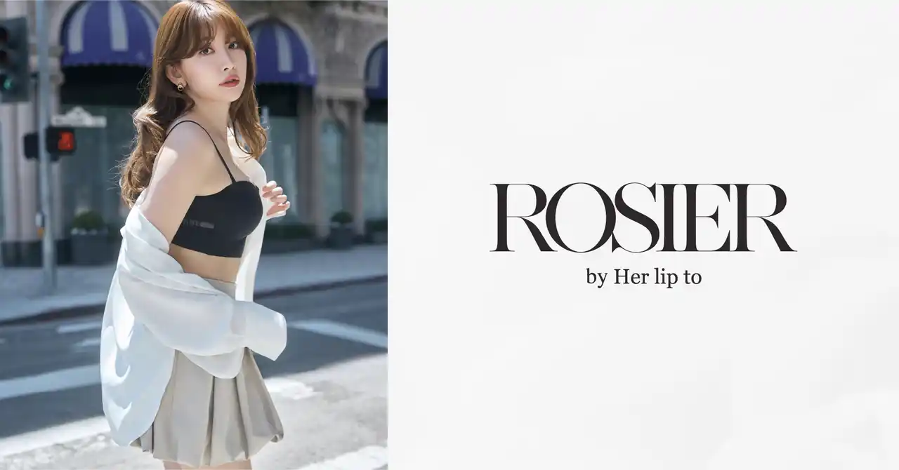 【株式会社heart relation】 小嶋陽菜がプロデュースするランジェリーブランド「ROSIER by Her lip to」からバンドゥタイプのブラ「ROSIER Bandeau Bra」が誕生。