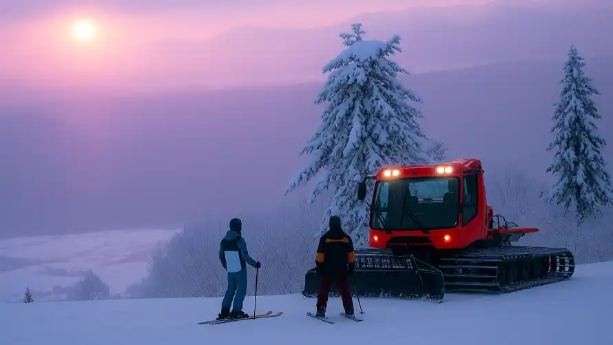 【株式会社西武・プリンスホテルズワールドワイド】 【富良野スキー場】パッセンジャーキャビンを搭載した圧雪車を新規導入圧雪車で移動するファーストトラックやお子さままで楽しめる乗車体験、ナイトツアーを初開催