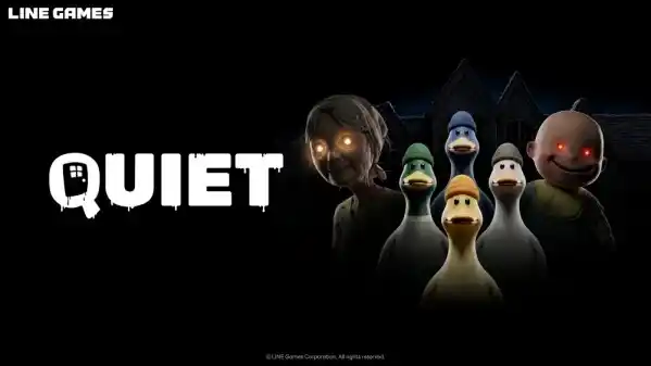 LINE Games、協力コメディホラーの新作『QUIET』を初公開！
地球に不時着したアヒル型の宇宙人、騒音と物理演算を活用し脱出にトライ！