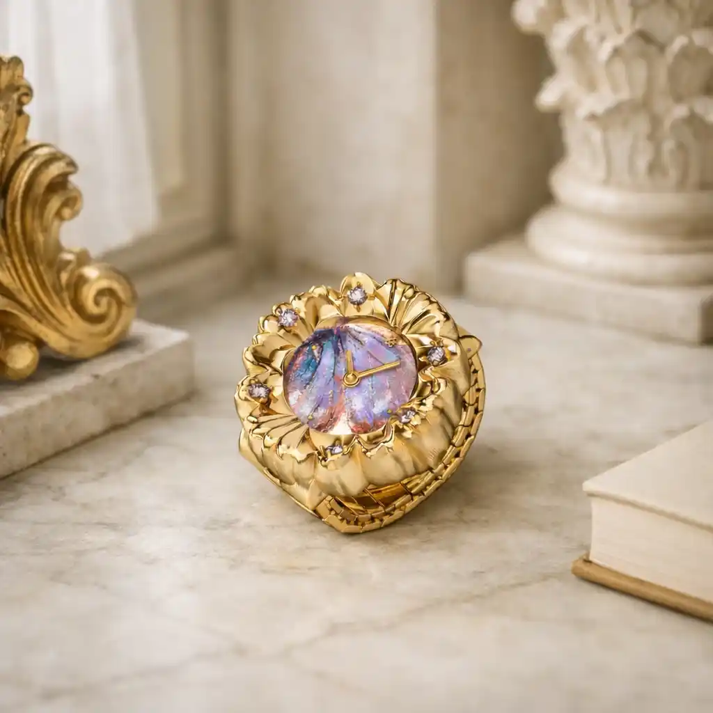 アメリカ発のジュエリーブランド「PASCAL（パスカル）」から、バロック建築の装飾美に着想を得たリング型時計「Baroque Watch Ring」が登場。