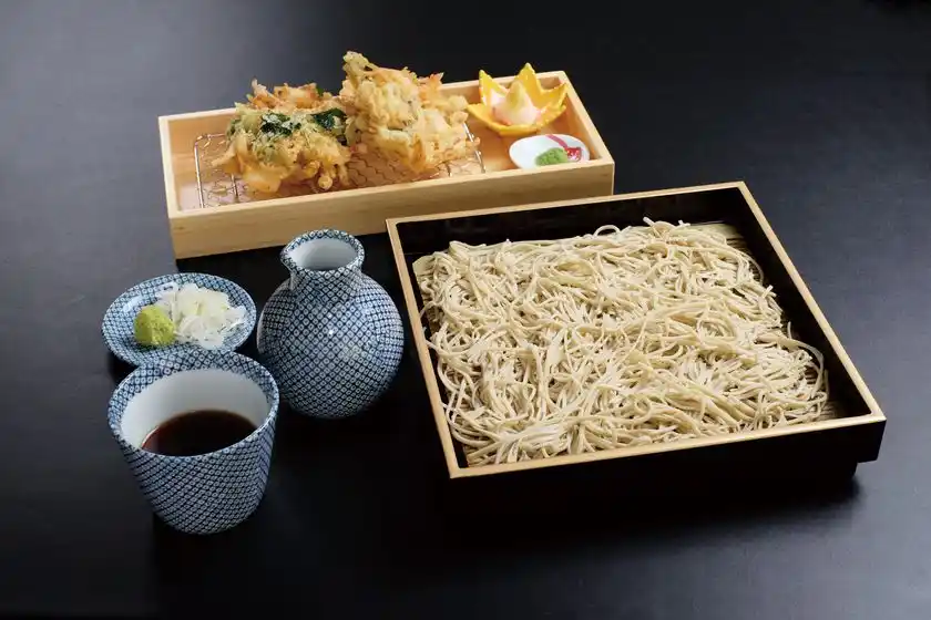 かき揚げとそば