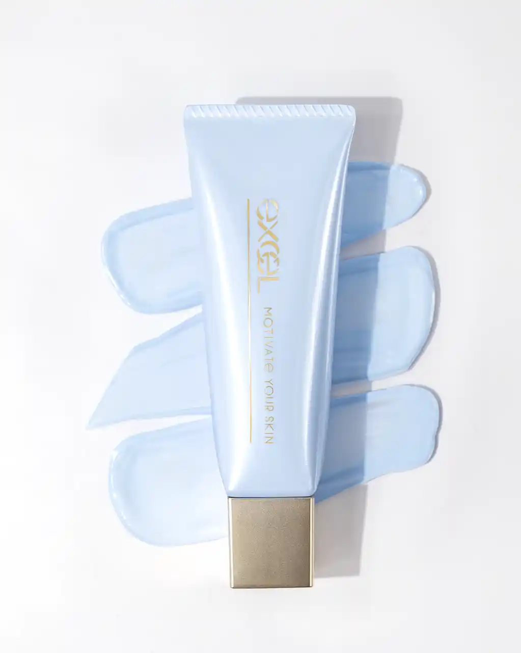 【常盤薬品工業株式会社】 PLAZA、MINiPLA限定！メイクアップブランド『エクセル』から、大人気のオールインワン「美容液UV下地」が、透明感アップするブルーカラーで限定発売