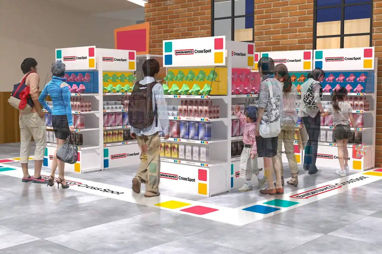 【株式会社バンダイナムコエクスペリエンス】 バンダイナムコのキャラクターグッズが気軽に買える！！ 「バンダイナムコ Cross Spot」が「イオンシネマみなとみらい」にオープン　2025年12月19日(金)