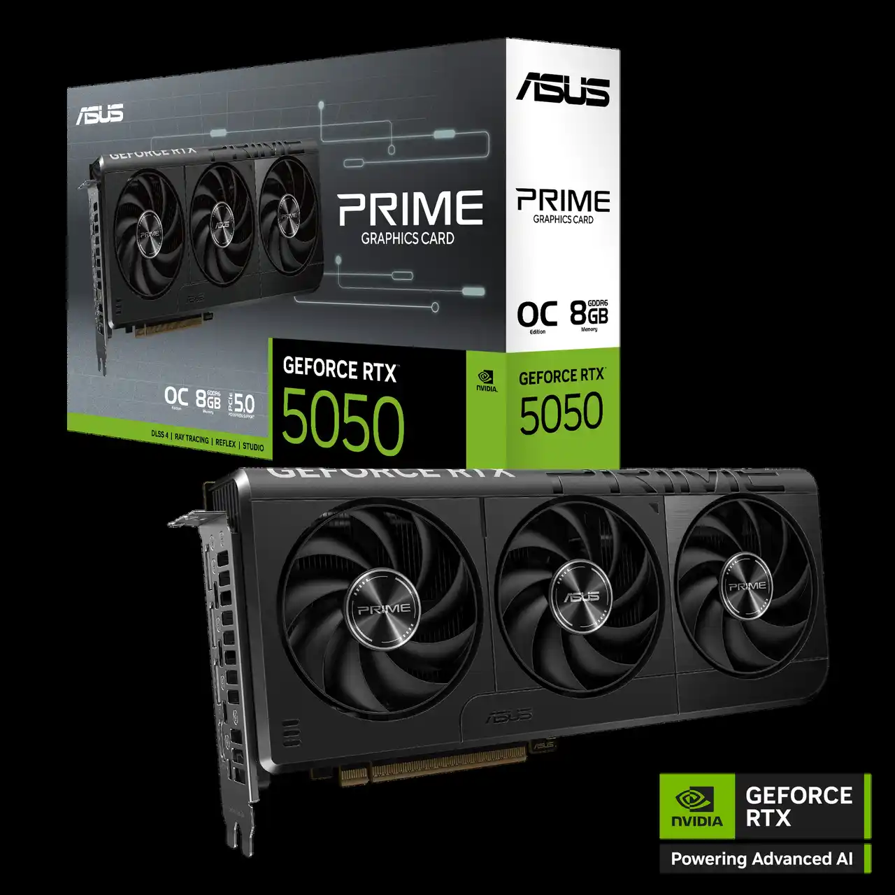 【ASUS JAPAN株式会社】 ASUSより、GeForce RTX(TM) 5050 を搭載したビデオカード「PRIME-RTX5050-O8G」を発表 コピー