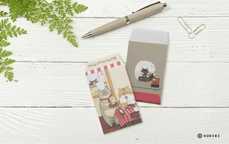 【アイピーフォー株式会社】 大人気絵本「ねこのようしょくやさん」のデザインの“絵本のぷちぶくろ”が「親子の時間研究所STORE」で発売中！