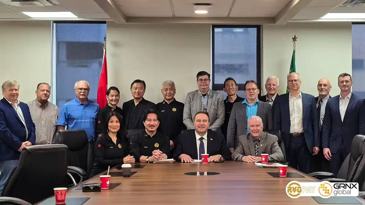 RYO DigitalとGRNX Globalは、世界初のRYOPAY (ステーブルコイン) で国際決済ペイメントを行う穀物貿易パートナーシップにおいてカナダ政府の正式承認を獲得
