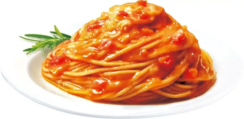 蟹トマトクリームシズル画像