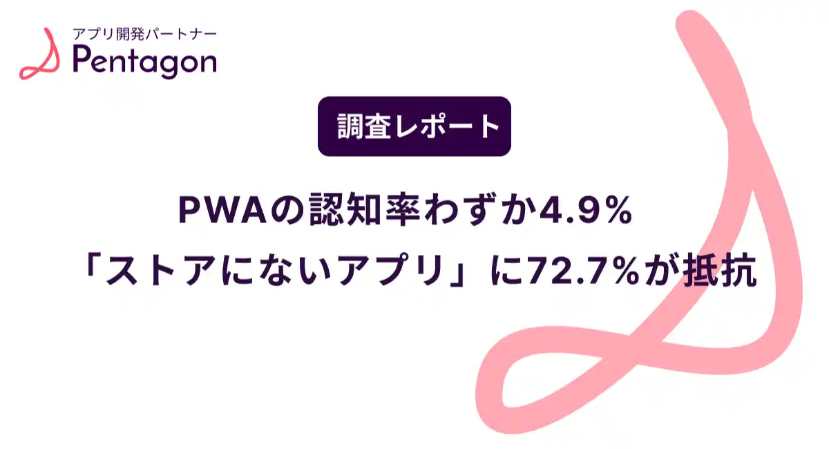 PWAの認知率はわずか4.9%「ストアにないアプリ」に72.7%が不安・抵抗