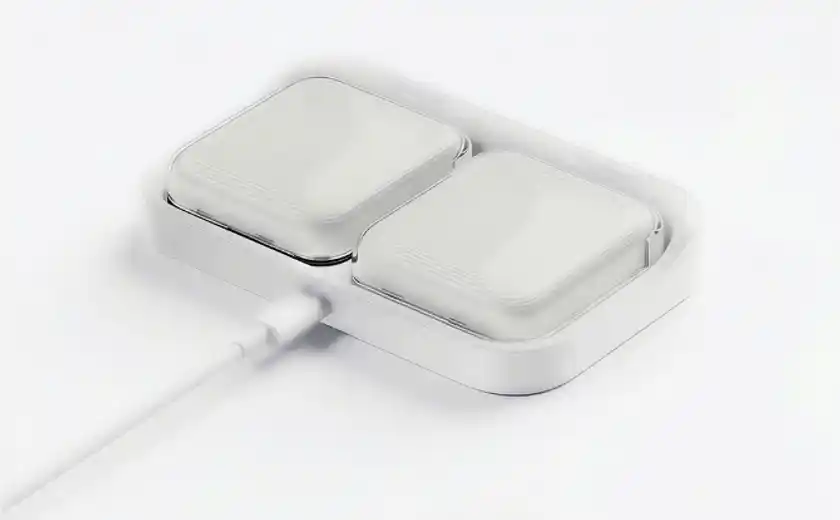 2台同時にストックできる充電ベース