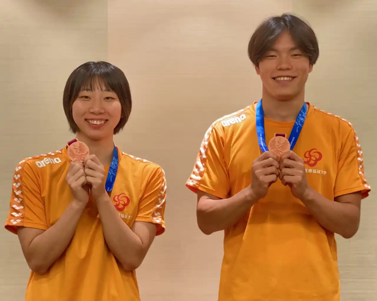【ＮＳＧグループ】 【新潟医療福祉大学】水泳部2名が日本学生選手権水泳競技大会(インカレ)にて3位入賞！