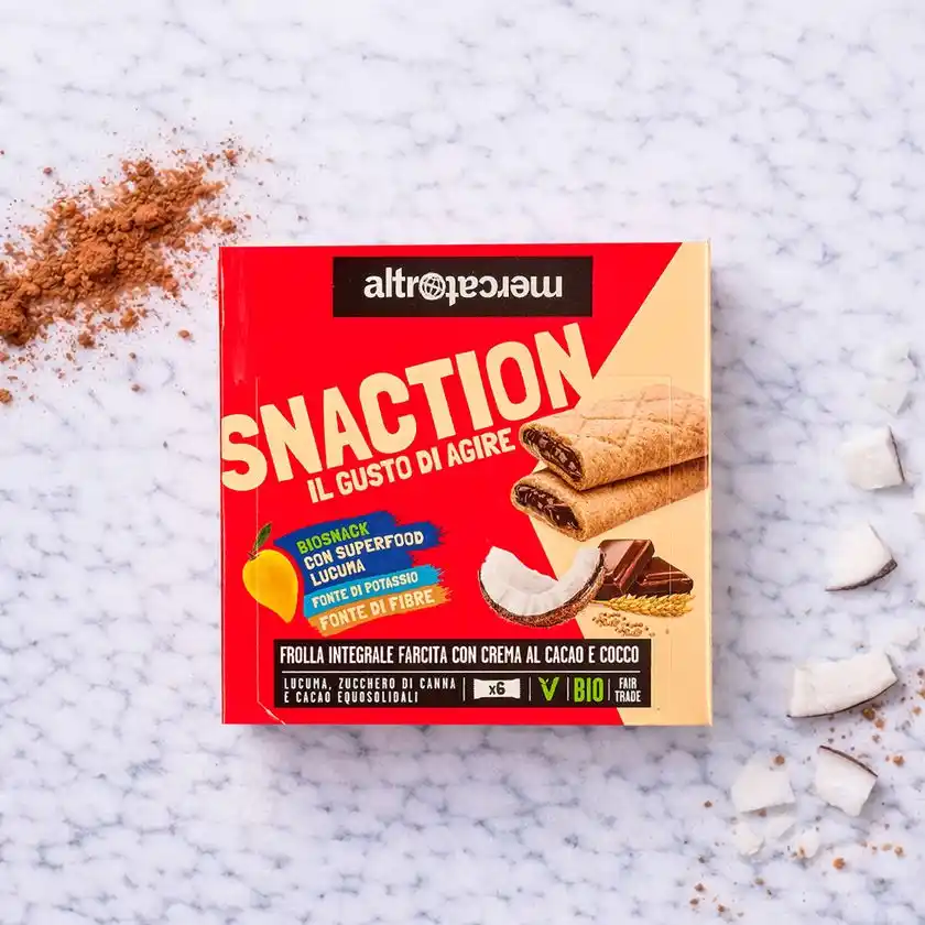 ココア・ヘーゼルナッツクリーム入りビスケット