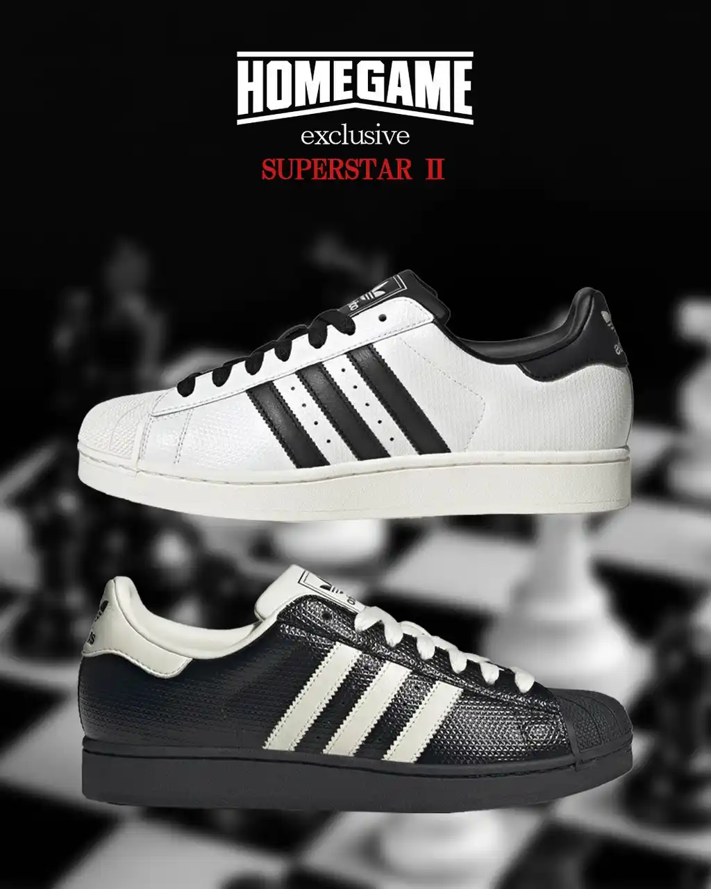 【株式会社HALL OF FAME】 adidas Originals SUPERSTAR II HOMEGAME EXCLUSIVE MODELが登場!