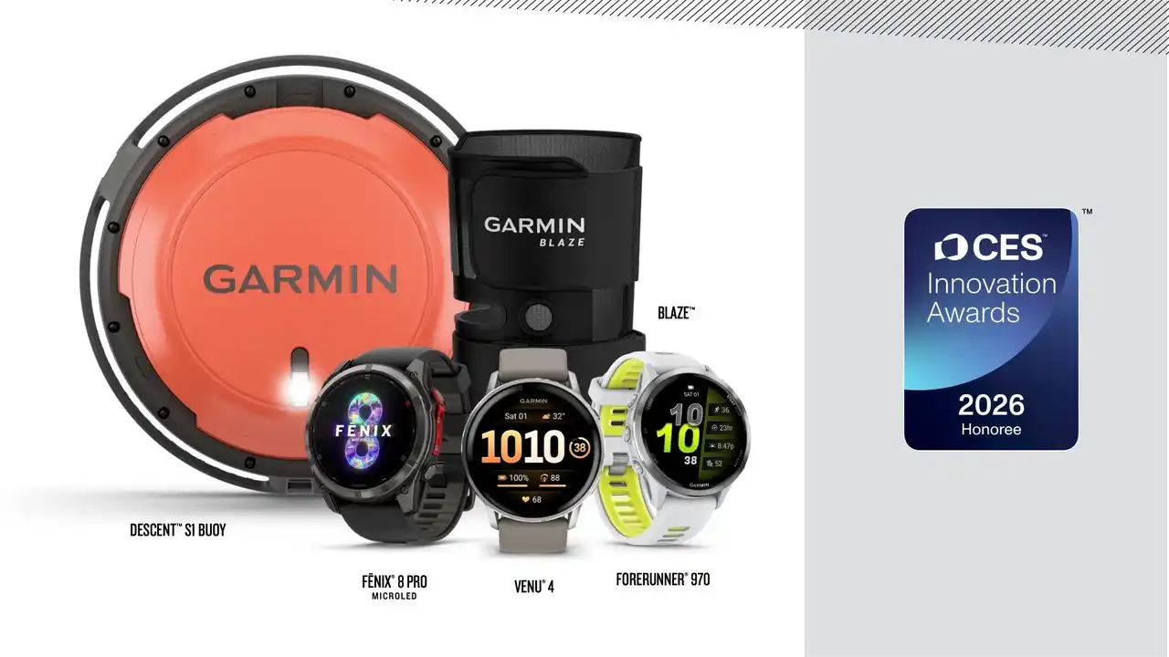 Garmin、「CES 2026 イノベーションアワード」を5部門で受賞