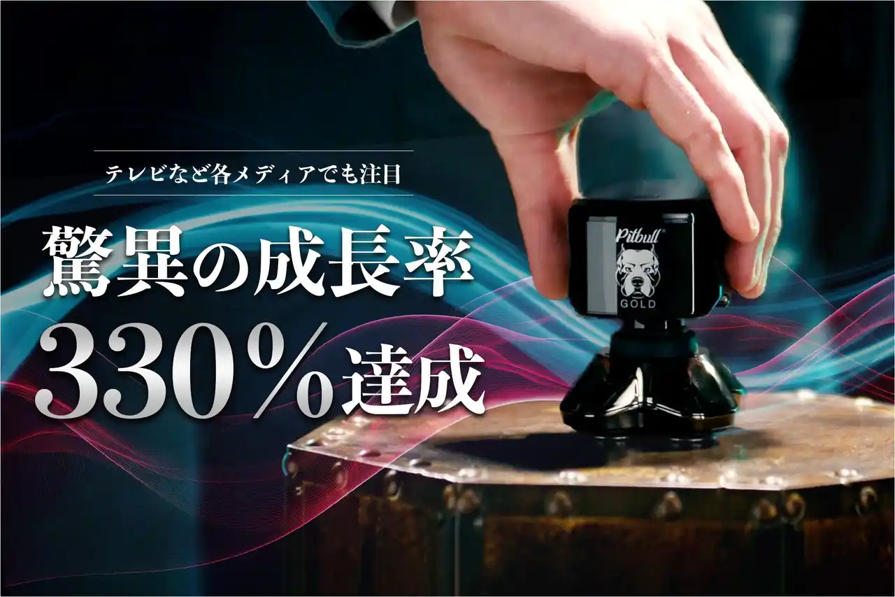 【株式会社Bliss】 スキンヘッド専用シェーバー「Skull Shaver Pitbull」売上前年比330％、販売台数276％の驚異的成長を達成（2025年5～7月）