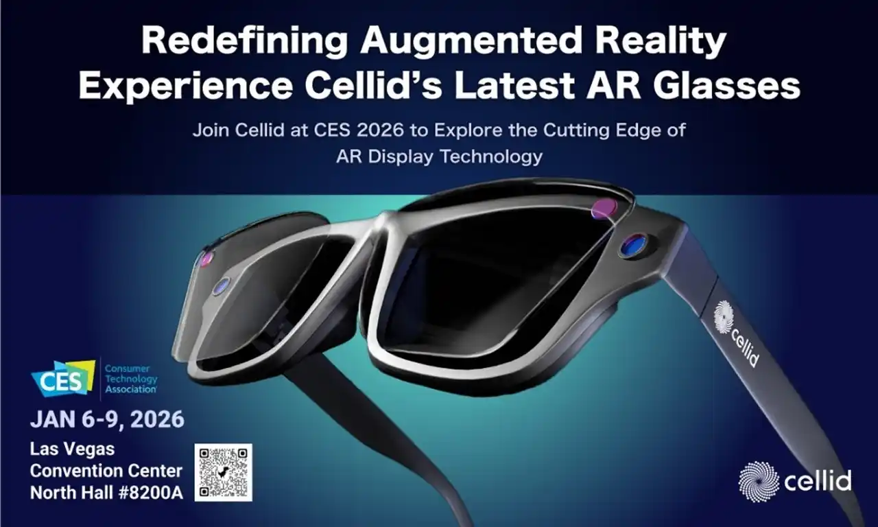【Cellid株式会社】 Cellid、最新のARグラステクノロジーを「CES2026」に出展