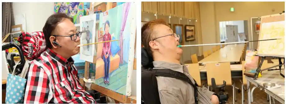 【三菱電機ビルソリューションズ株式会社】 「絵画展 口と足で表現する世界の芸術家たち」を渋谷区内で開催（入場無料）