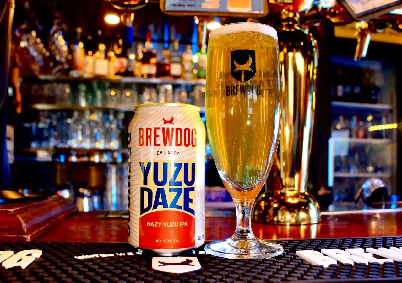 英国No.1クラフトビールブランドBREWDOGから、国産柚子が香るビール、「YUZU DAZE（ユズ・デイズ）」が新発売！