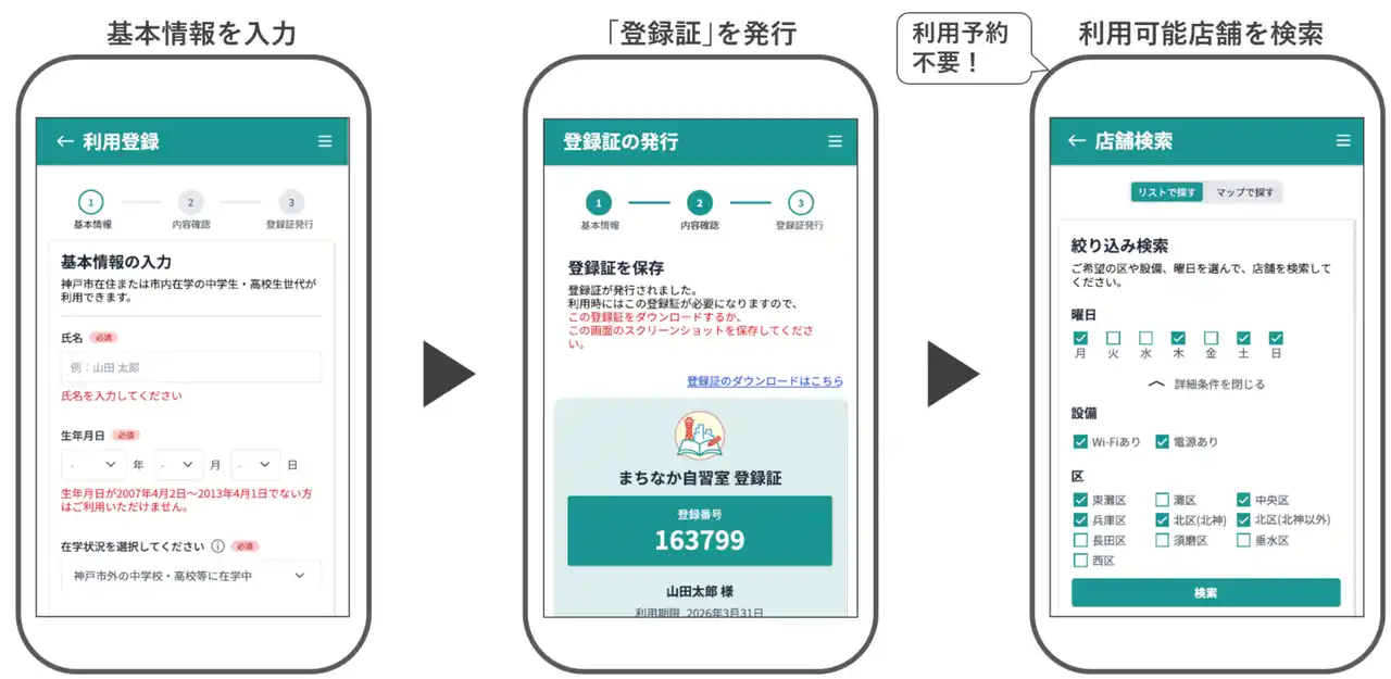 【神戸市】 子育てにやさしい街　神戸市の取り組み地域企業と連携した「まちなか自習室」で中高生の学習環境をサポート