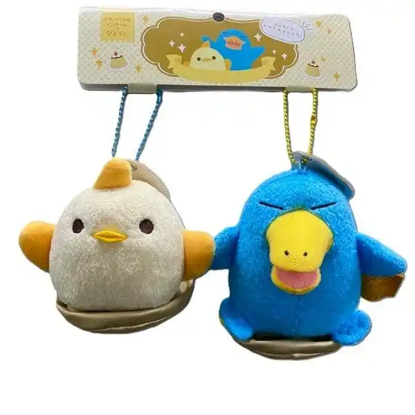 【JR西日本】 「カモノハシのイコちゃん」×「ぴよりん」なかよしスイーツマスコットセットを発売！