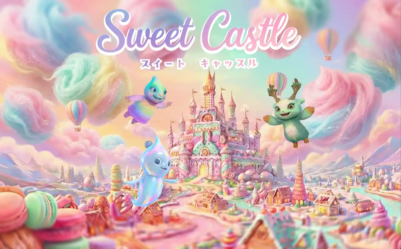 【ティフォン株式会社】 AIと創るお菓子の城体験。ティフォン初のAIイマーシブコンテンツ「スイートキャッスル」を開発