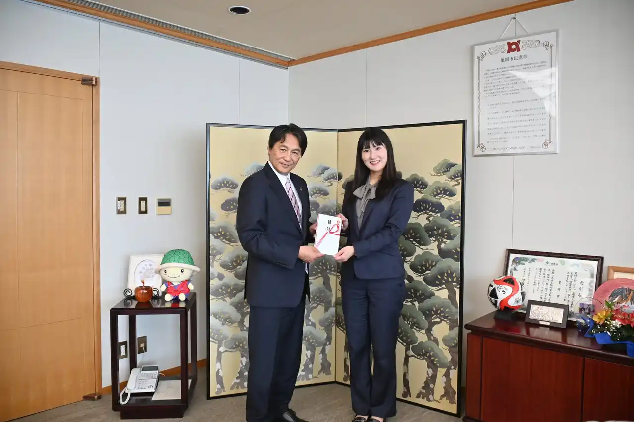 【京都府亀岡市】株式会社アイモバイル様より企業版ふるさと納税100万円のご寄附をいただきました