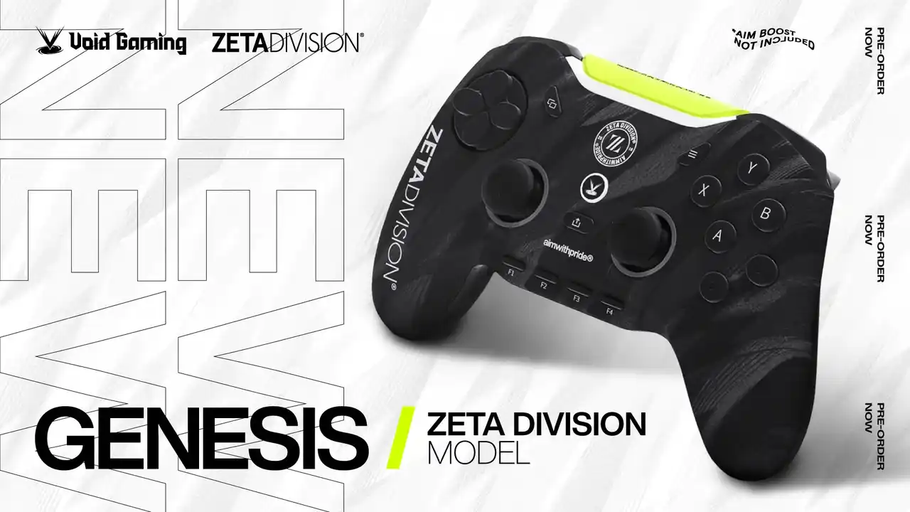 Void Gaming × ZETA DIVISION コラボコントローラー先行予約開始！