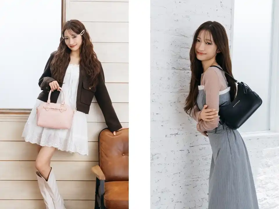 【株式会社サマンサタバサジャパンリミテッド】 SAMANTHAVEGA 2025 Autumn & Winter CollectionのビジュアルにGirls²メンバーの小川桜花さんを起用！小川桜花さんが魅せる韓国トレンドLOOKを提案。