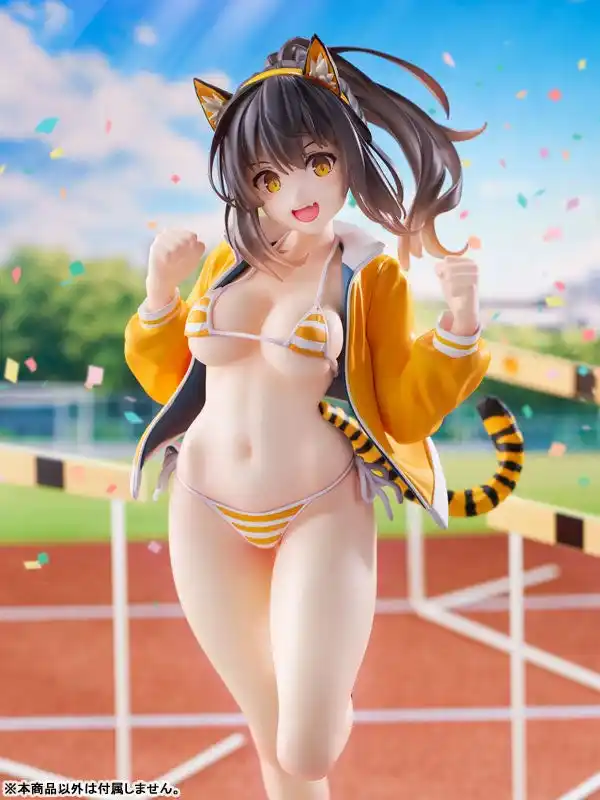 【大網株式会社】 大人気イラストレーターけけもつ氏のオリジナルキャラクター『トラ娘のちょび美』が立体化。あみあみ限定でご案内中。