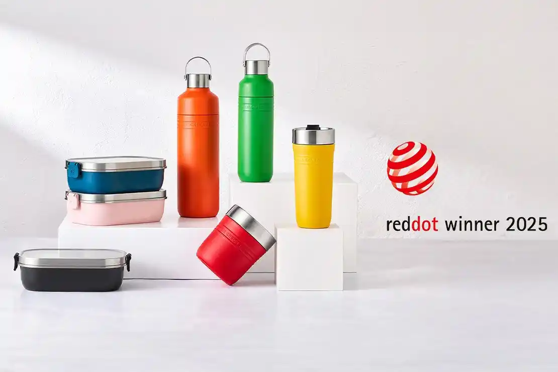 ル・クルーゼ「On The Go」コレクションが世界的デザイン賞「レッドドット・デザイン賞 」を受賞