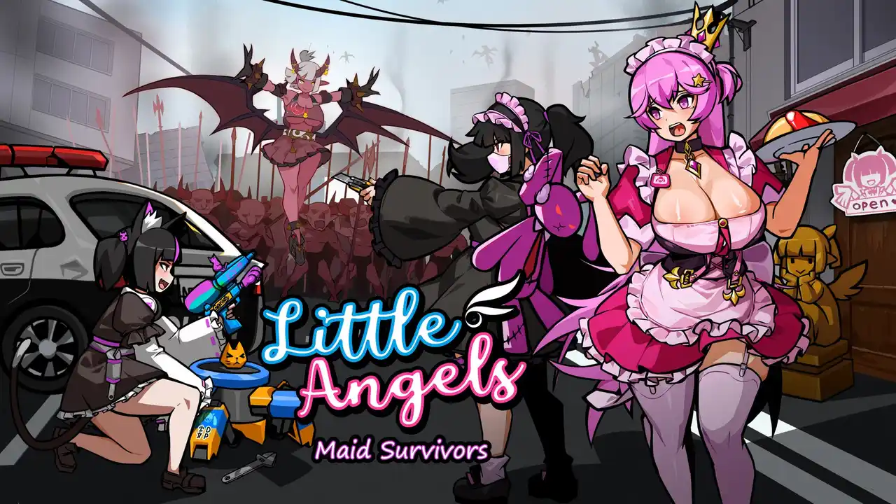 【株式会社Phoenixx】 個性的な魅力を持つメイド戦士と悪に立ち向かおう！『メイドサバイバー：リトルエンジェル』パブリッシング決定！　本日8月13日（水）Steam向けアーリーアクセス版配信開始！