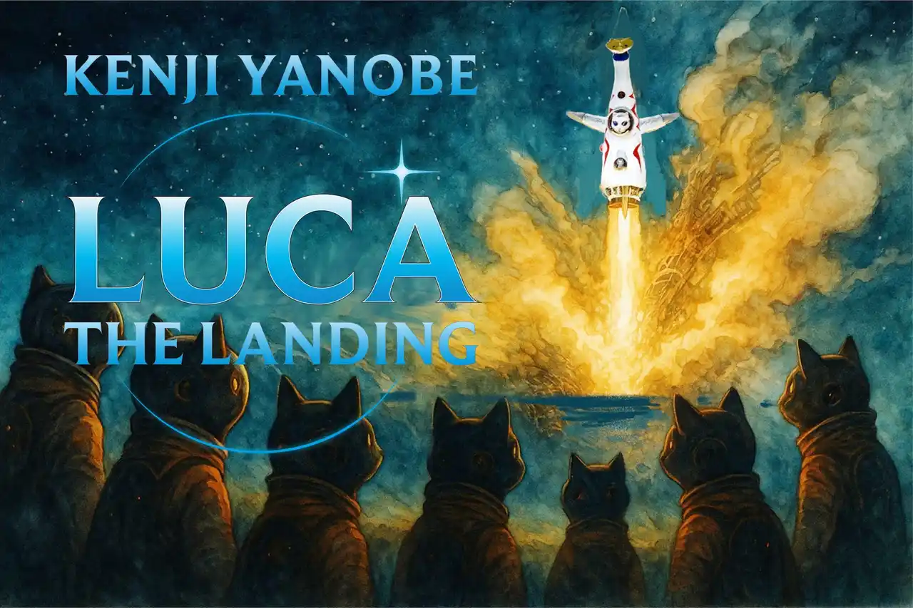 ヤノベケンジ 宇宙猫神話 最終章-太陽の塔型宇宙船《LUCA号》ついに大阪へ着陸！