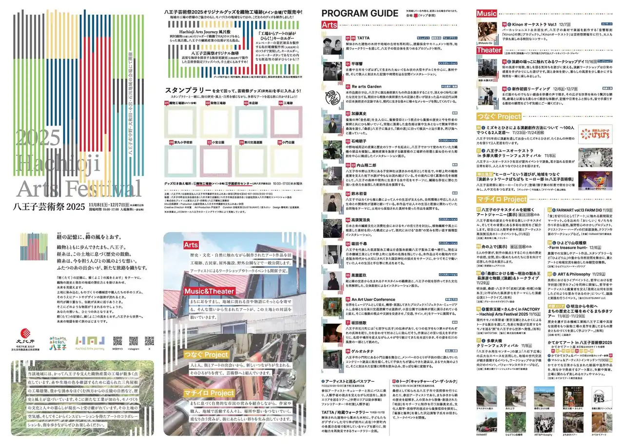 【公益財団法人八王子市学園都市文化ふれあい財団】 【八王子芸術祭】開幕。開催中。31会場全41プログラム。