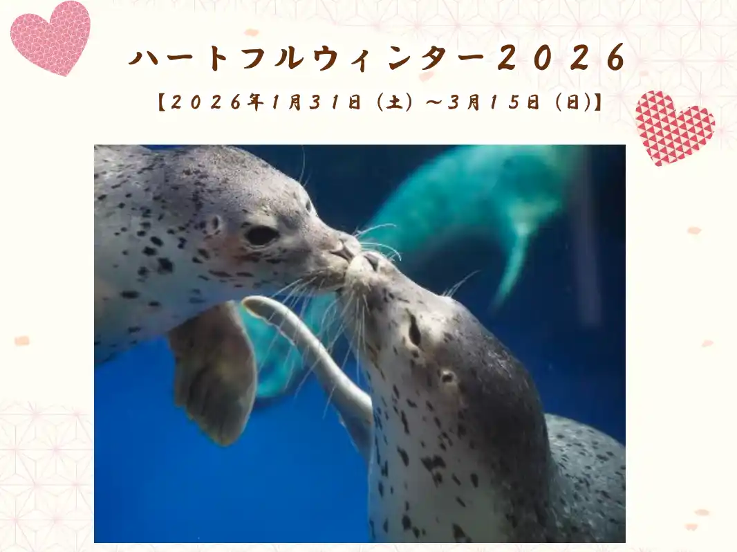 【株式会社 横浜八景島】 【上越市立水族博物館 うみがたり】ハートフルウィンター２０２６【２０２６年１月３１日（土）～３月１５日（日）】