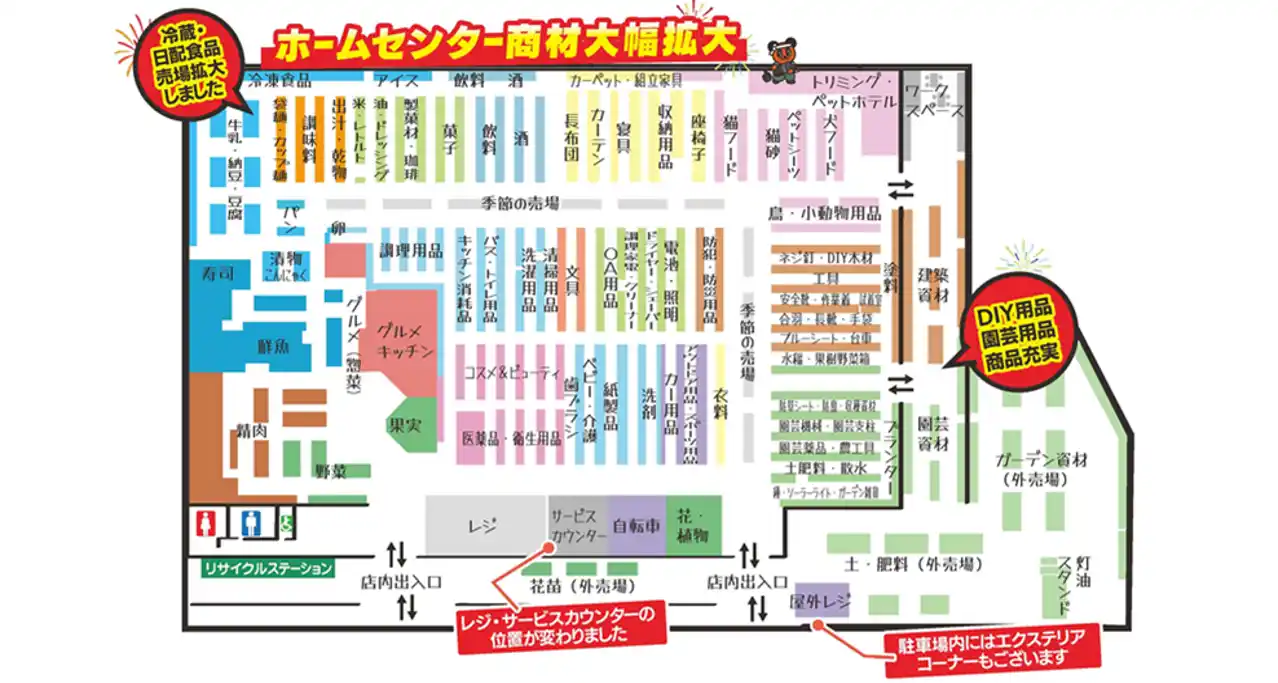【綿半ホールディングス株式会社】 園芸・DIYコーナー大幅拡大！7月30日(水)より綿半スーパーセンター上田店リニューアルOPEN記念セール開催