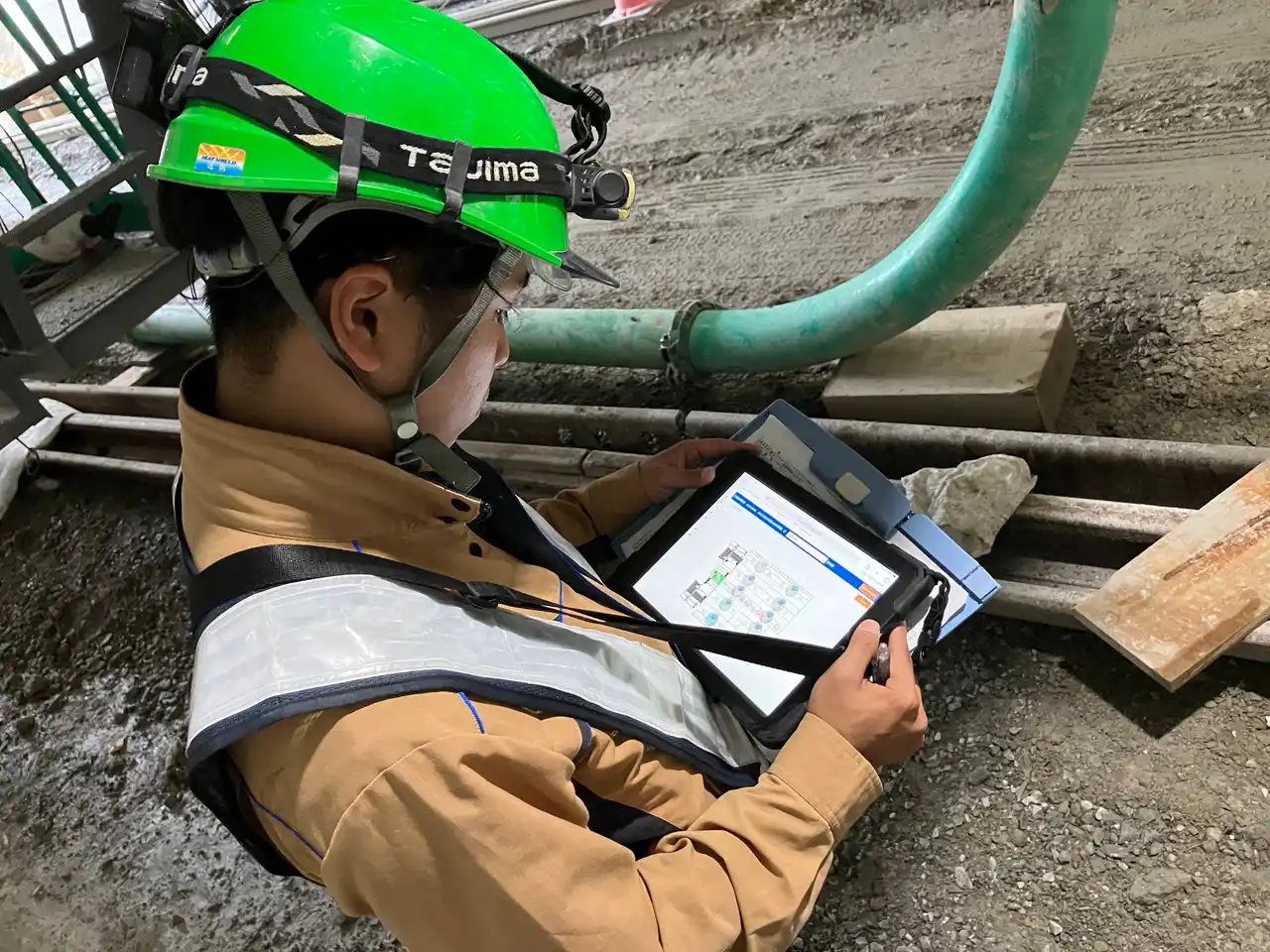 【鴻池組】GNSSを利用する工事車両運行管理システム「IMANANDAI」に新機能を追加
