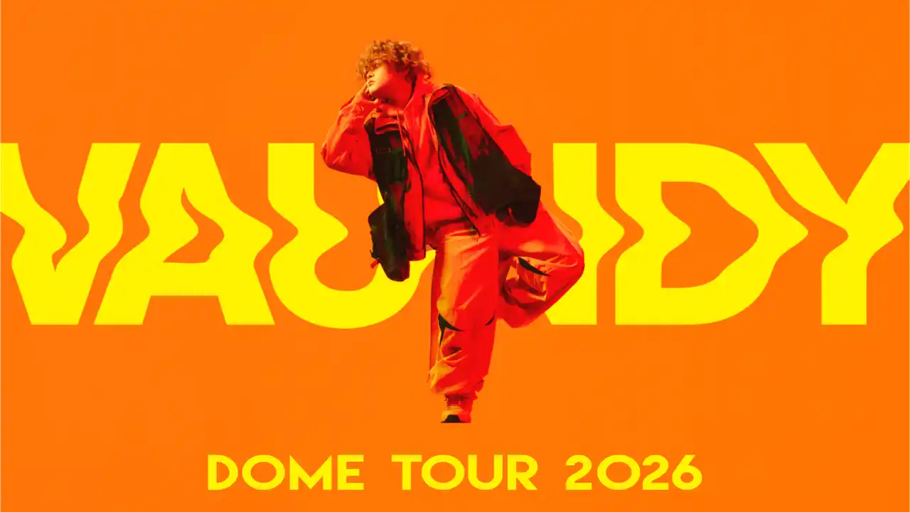 Vaundy 4大都市ドームツアー東京ドーム公演をU-NEXTにて独占ライブ配信！過去ライブの独占配信も決定！