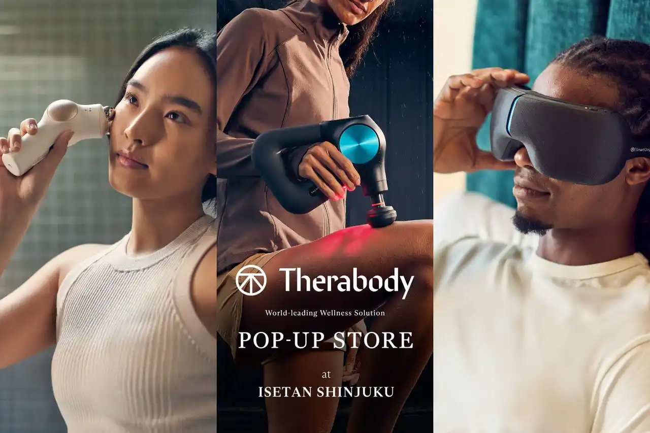 伊勢丹新宿店にTherabody（セラボディ）がポップアップ出店。究極のリカバリーと最新の睡眠ケア・フェイスケアをご提案。