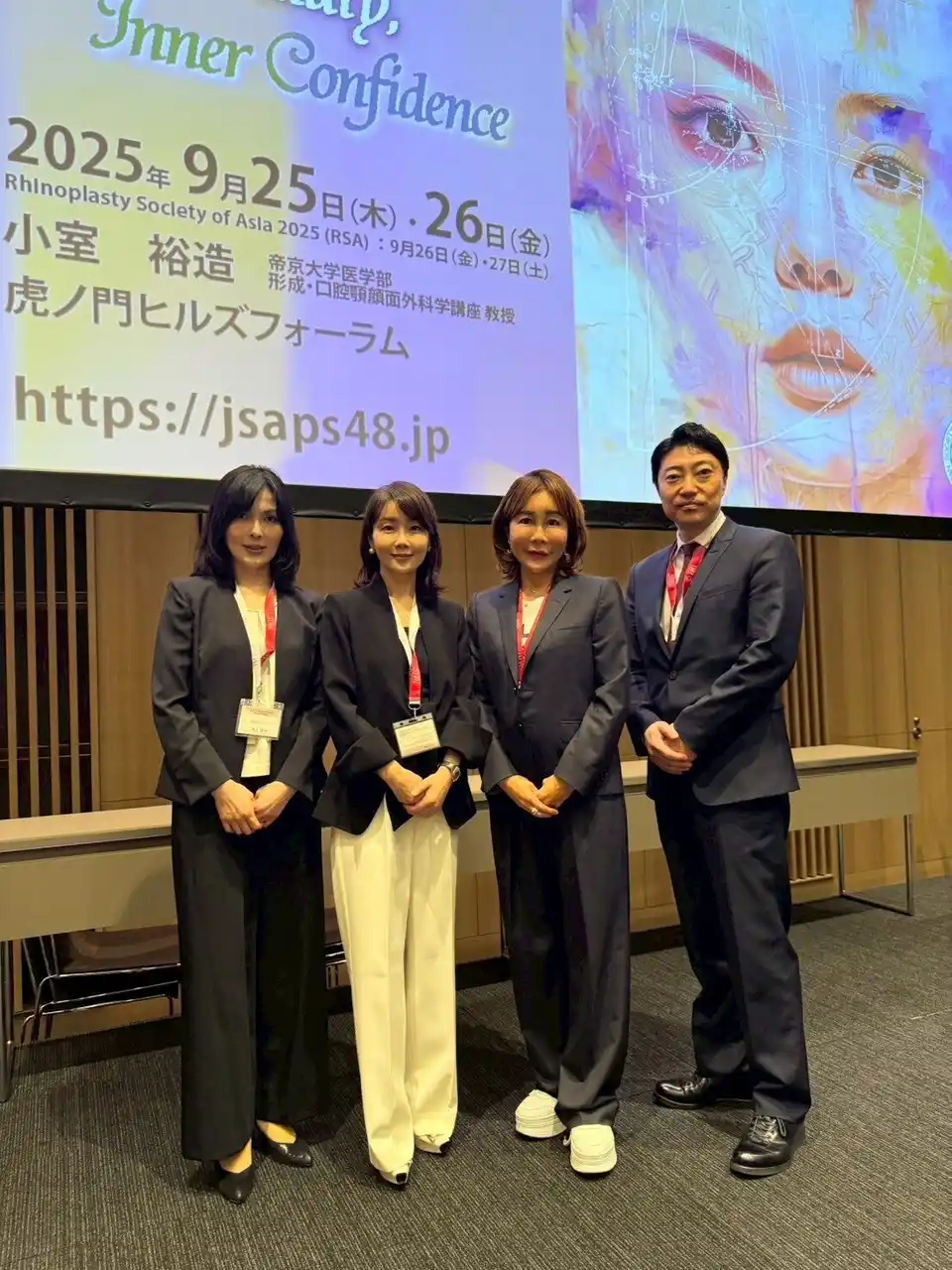2025年9月開催「第48回日本美容外科学会総会 第154回学術集会」にて、麻布ビューティクリニックの加藤 聖子院長が座長・演者として登壇