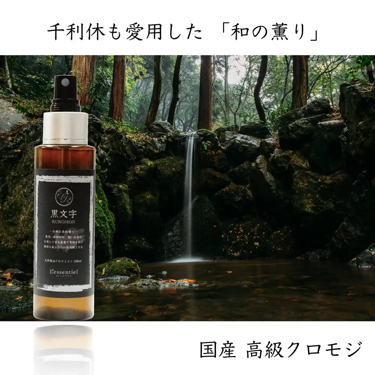 【深呼吸、わずか3秒で森の中】“和精油の女王”クロモジを感じるスプレー。精油配合のリニューアルで、寝室が「静寂の森」へ変貌する。