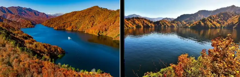 山々に挟まれた秘境に広がる紅葉の絶景に癒されて♪魚沼市の紅葉名所5選