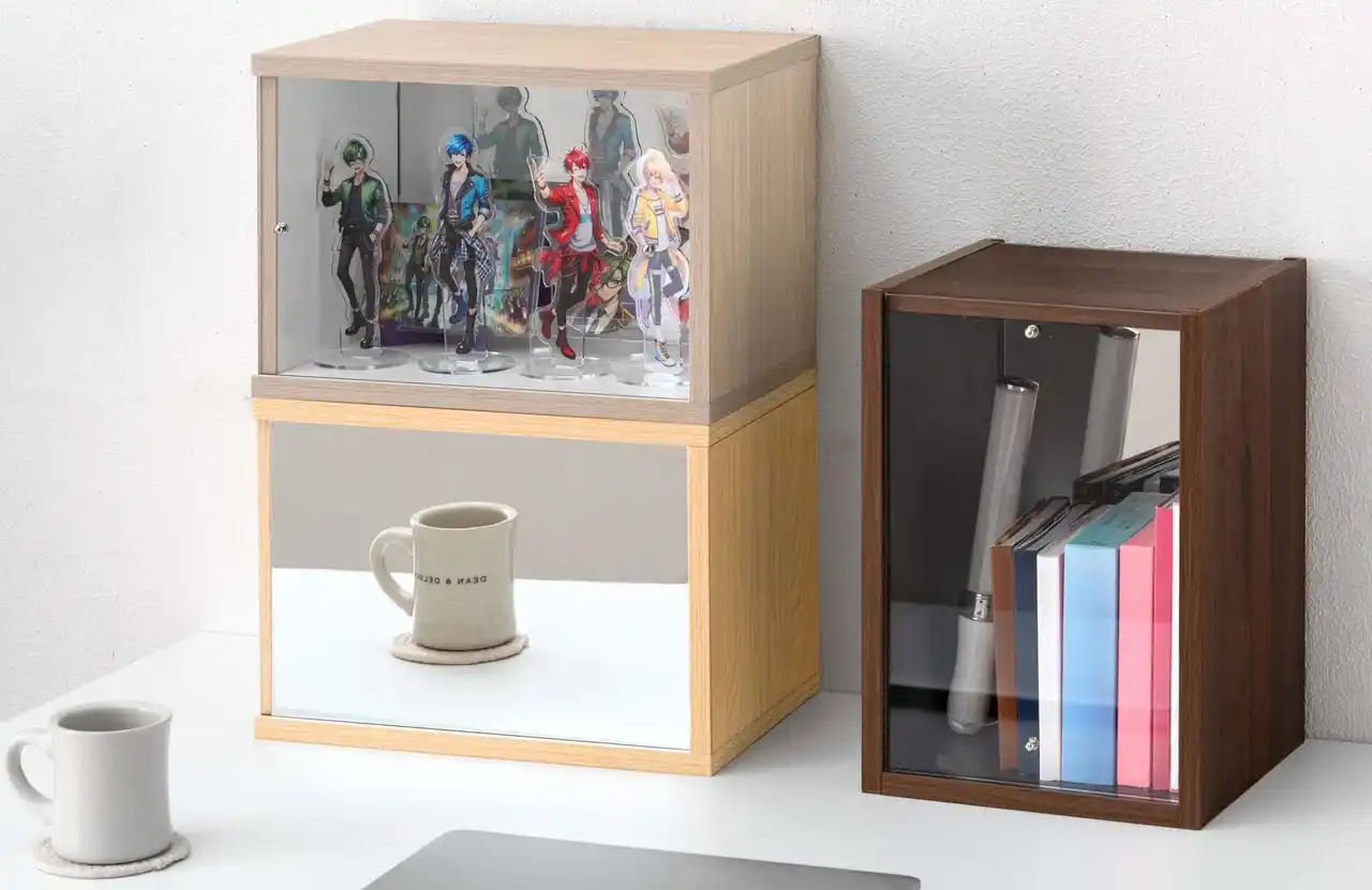【タンスのゲン】 推しを“魅せる”も“隠す”も自由にカスタマイズ！　省スペースで楽しむ新発想のコレクションケースが登場