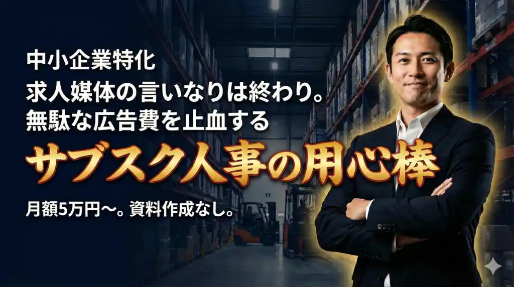 自走する採用チームの「壁打ち相手」に。月額5万円から始める採用顧問サービス「サブスク人事の用心棒」をリリース