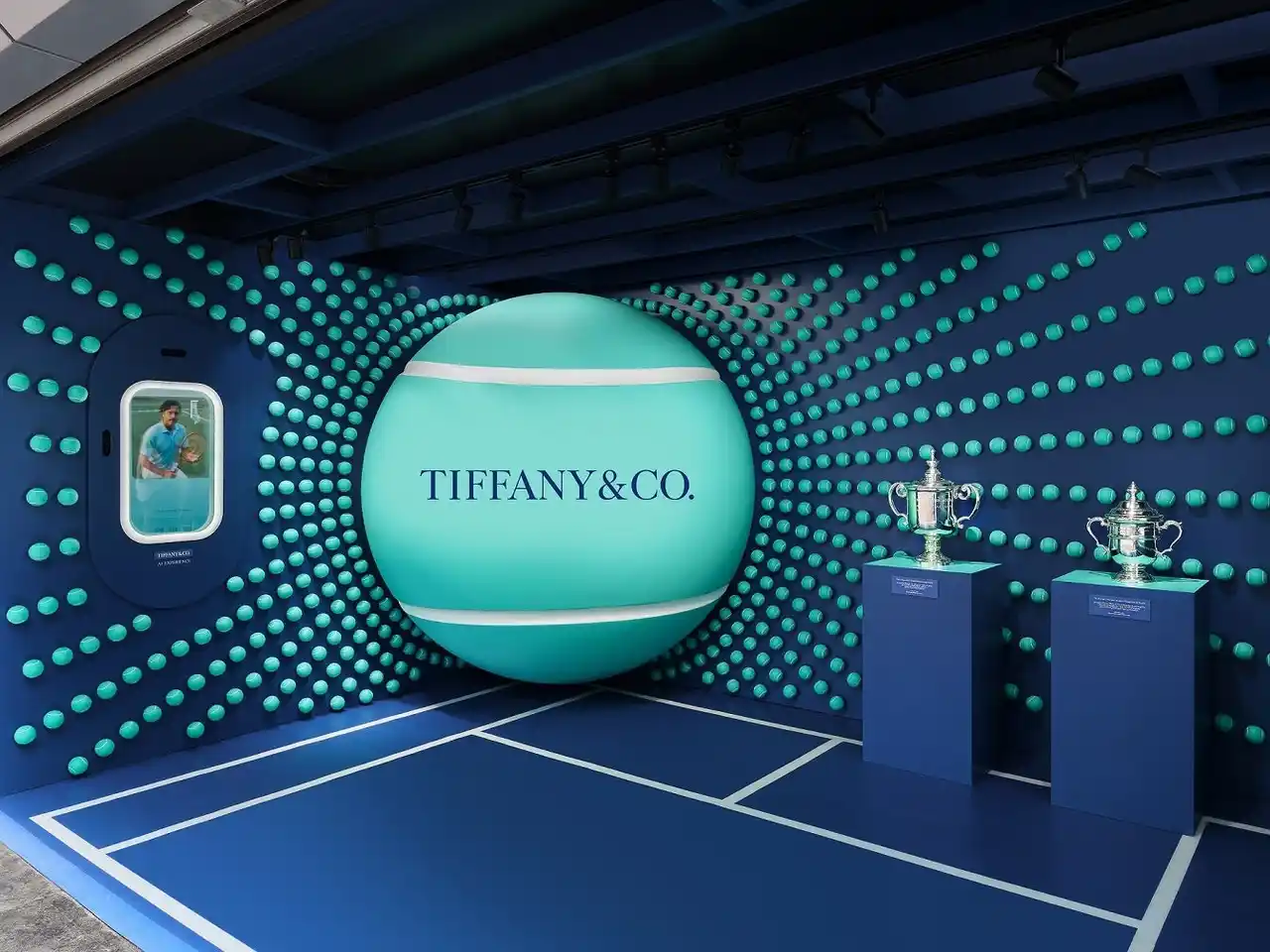 【TIFFANY & CO.】2025年全米オープンにて、新デザインのポップアップが登場