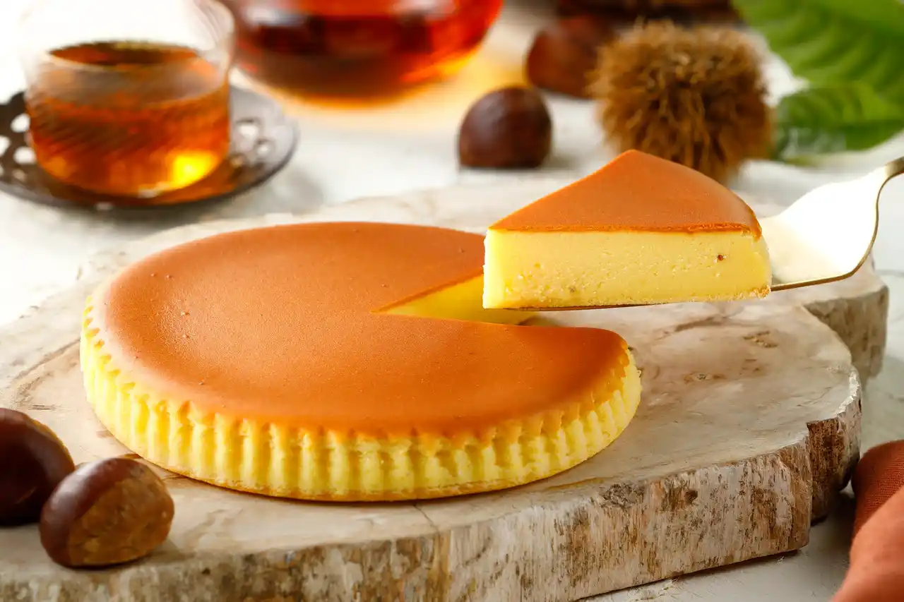 【株式会社庫や】 【チーズガーデン】和栗の上品な香りとふくよかな甘みが堪能できる贅沢な味わい　実り豊かな秋チーズケーキ『御用邸和栗チーズケーキ』2025年9月3日発売