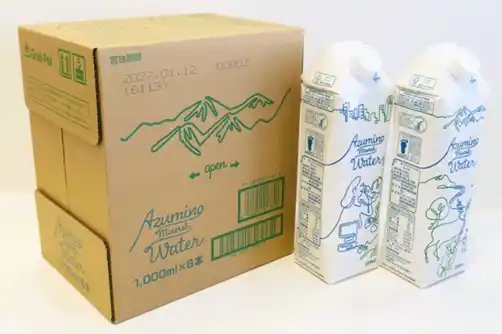 【エア・ウォーター株式会社】 Azumino Mineral Water（安曇野ミネラルウォーター）　さらに環境にやさしい新パッケージへ
