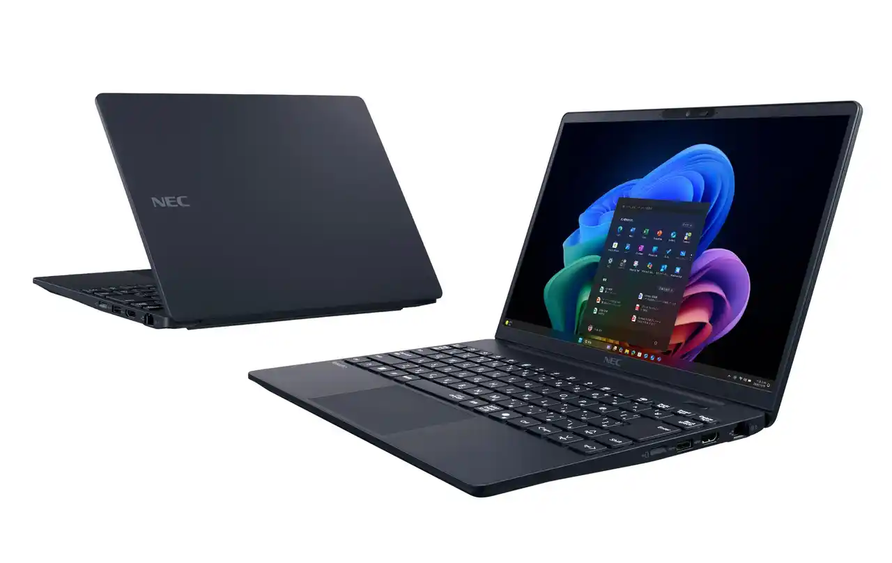 【NECパーソナルコンピュータ株式会社】 1kgを切るノートPCで世界最長※1の駆動時間を実現した法人向けAI PC「VersaPro UltraLite タイプVY」を発表