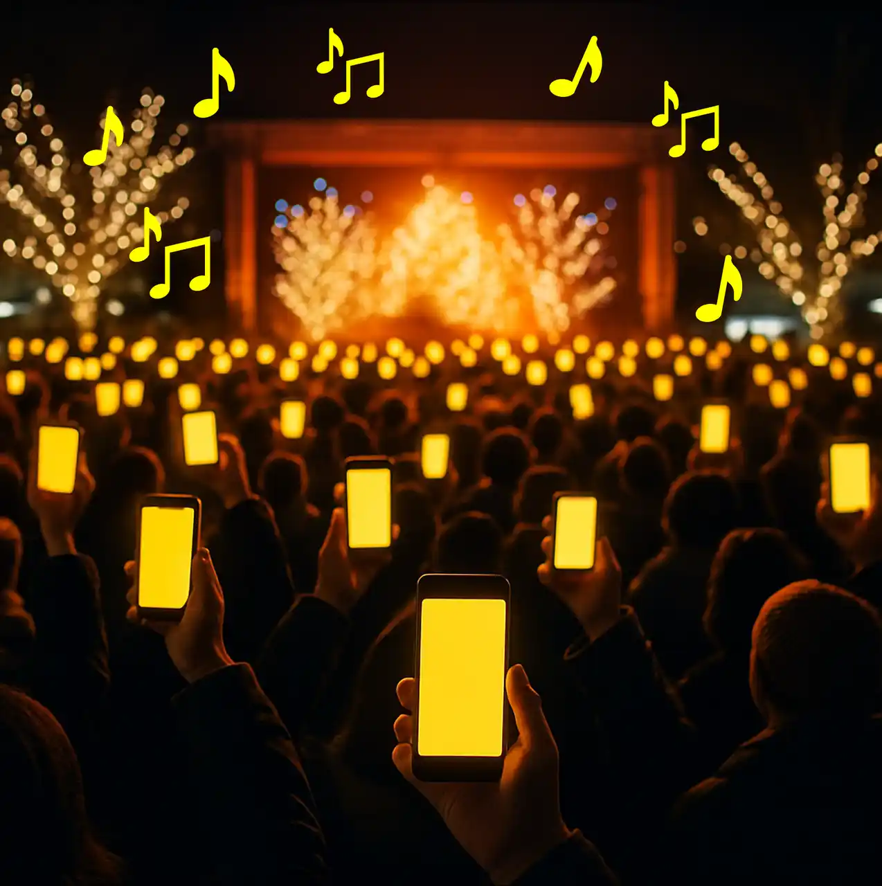 会場が一斉に光る。参加者のスマホが音楽と同期する“参加型ライト演出”を提供開始
