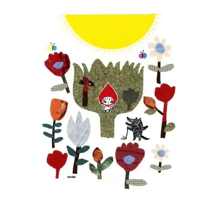 【株式会社アートプリントジャパン】 【日本橋三越6階】MICAO作品展 開催。3/18日～。2027年のカレンダー絵柄など愛と優しさの詰まった貴重な新作含む刺繍原画２７点、新作ジクレーも多数展示販売。3月22日は作家来場決定。