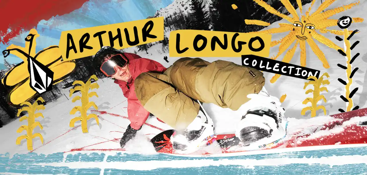 VOLCOM「アーサーロンゴ コレクション」‐ 地形を遊ぶ天才が描く、フリーライドの感性を形にしたスノーウェア